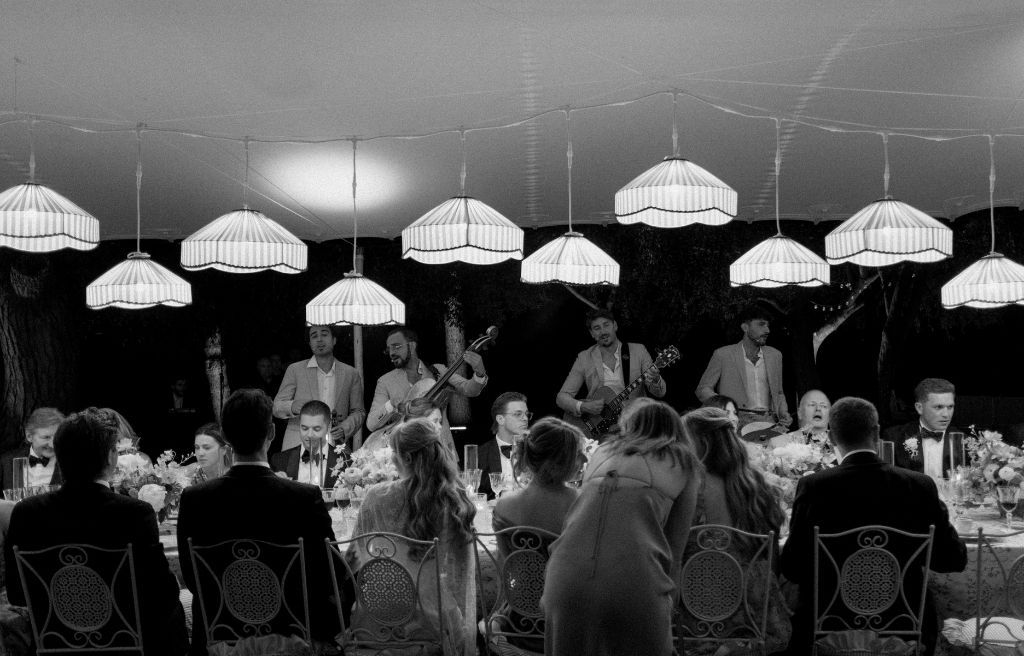 performance musicale durante una cena